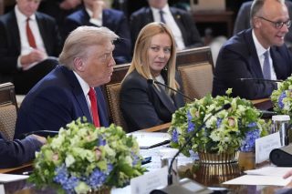 meloni - trump - merz
